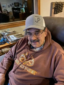 Customer with hat